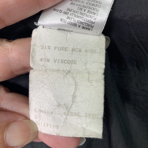 Istvan Francer Strong Shoulder Doublebreasted Wool Jacket Womens 8 ITALY—READ - Picture 10 of 12